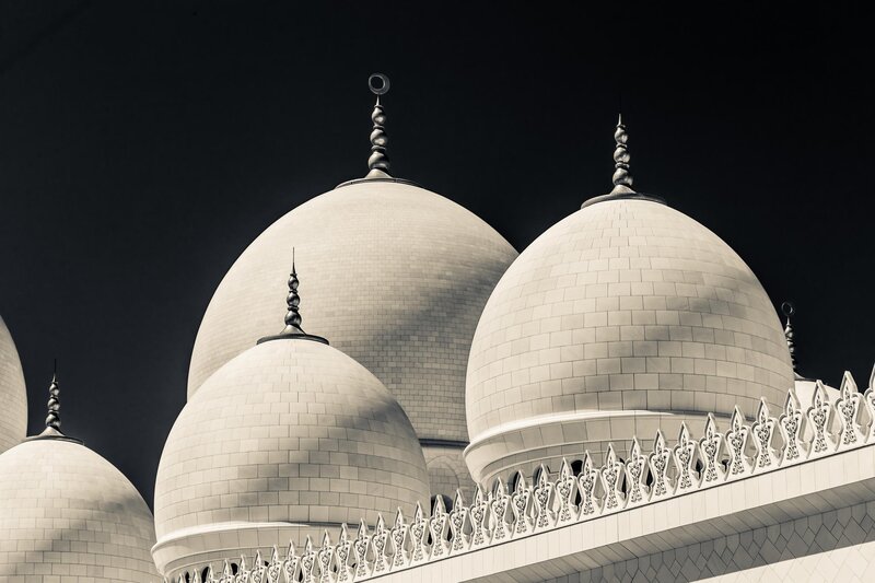 White Domes of Mosque