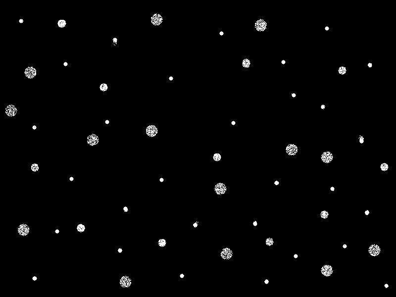 White Dots on Black Background — Neutral
