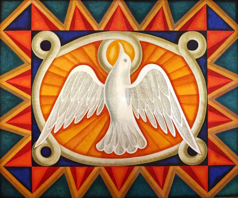 White Dove with Wings