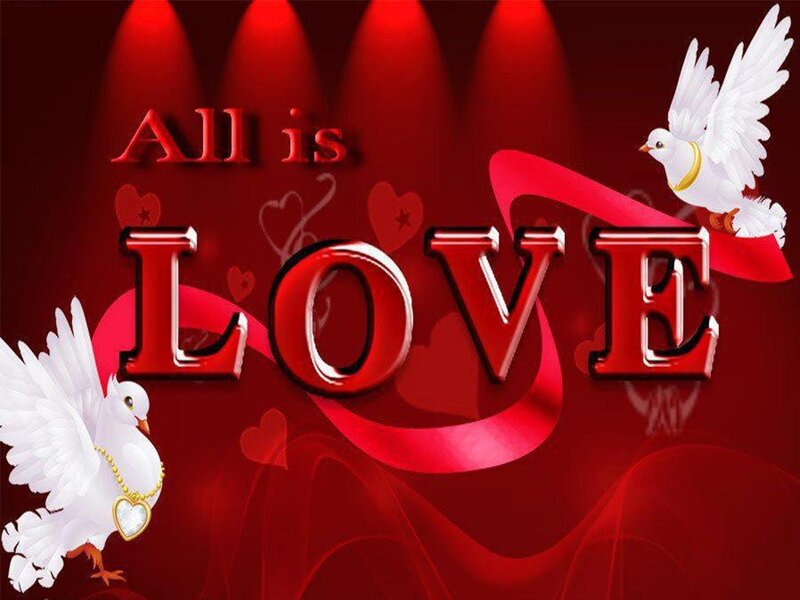 White Doves with Hearts