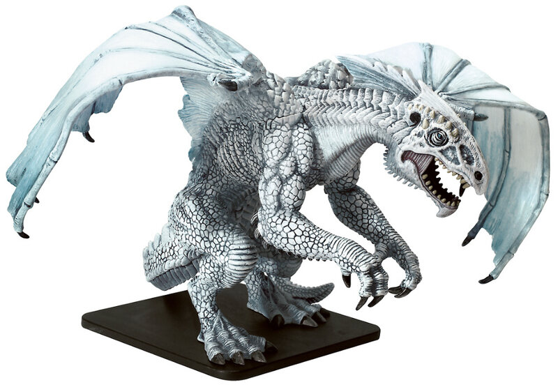 white dragon figurine