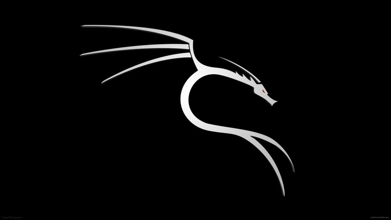 White Dragon Logo — Black, Minimalist, Vector Art, Wings