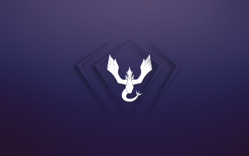White Dragon Logo — Purple