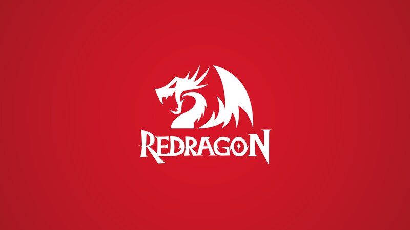 White Dragon Logo — Red