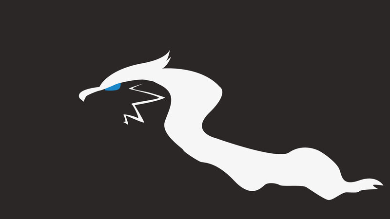 white dragon silhouette