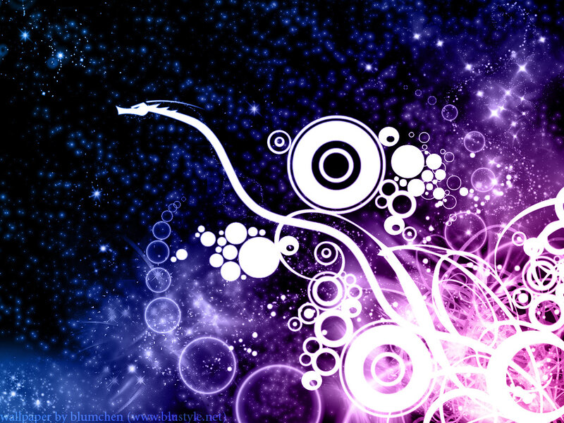 White Dragon Silhouette — Purple