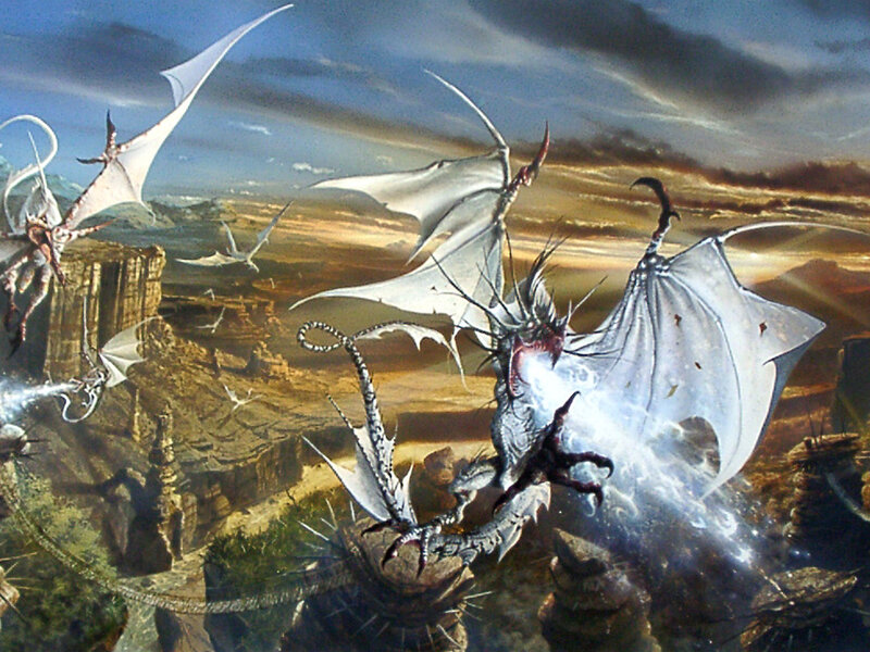 White Dragons in Flight