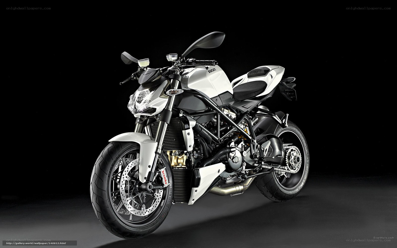 white ducati motorcycle