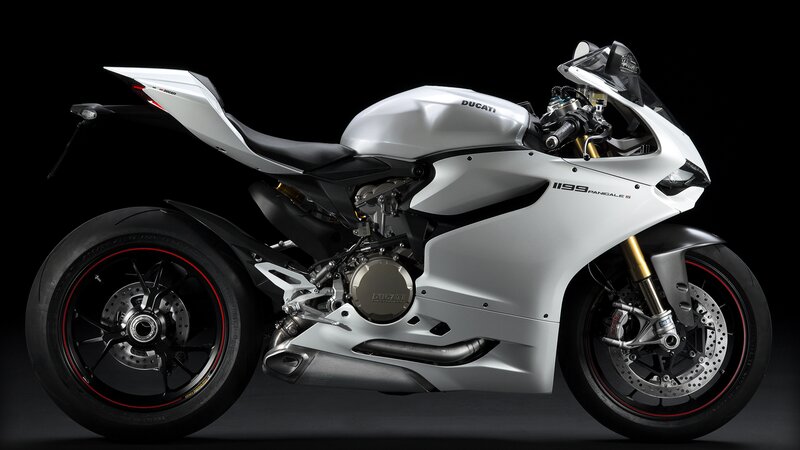White Ducati Panigale S
