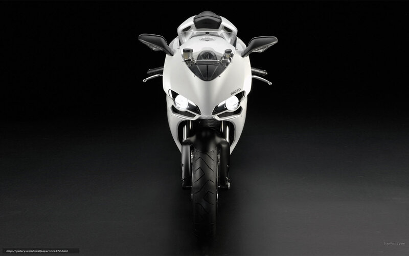 white ducati sportbike