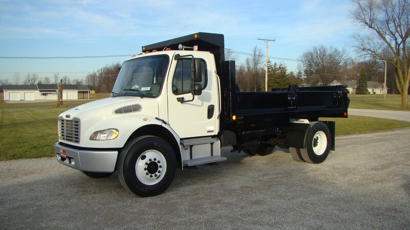 White Dump Truck — Neutral