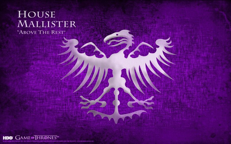 White Eagle Emblem — Purple