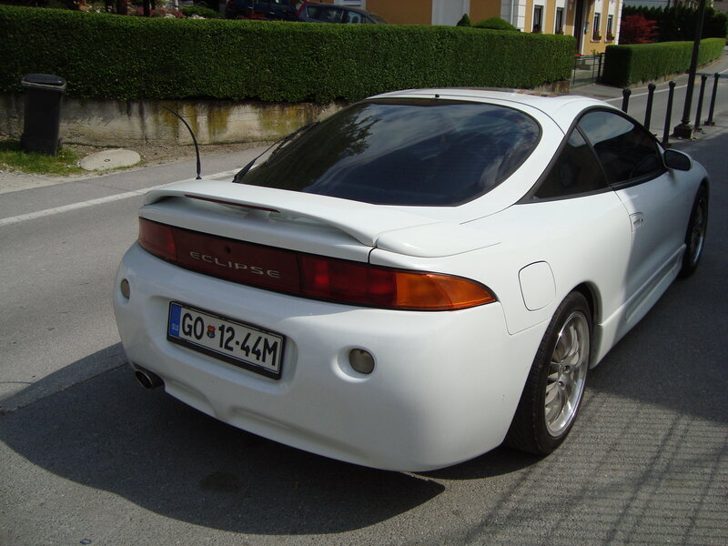 White Eclipse sports car