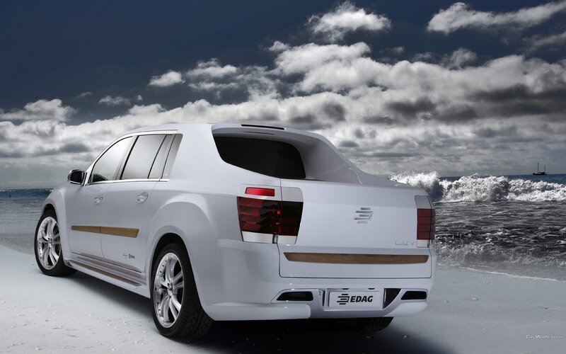 White Edag CUV concept car