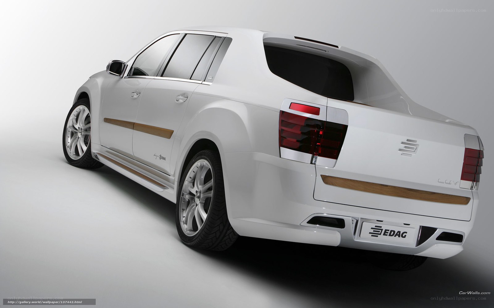 white edag luxury vehicle
