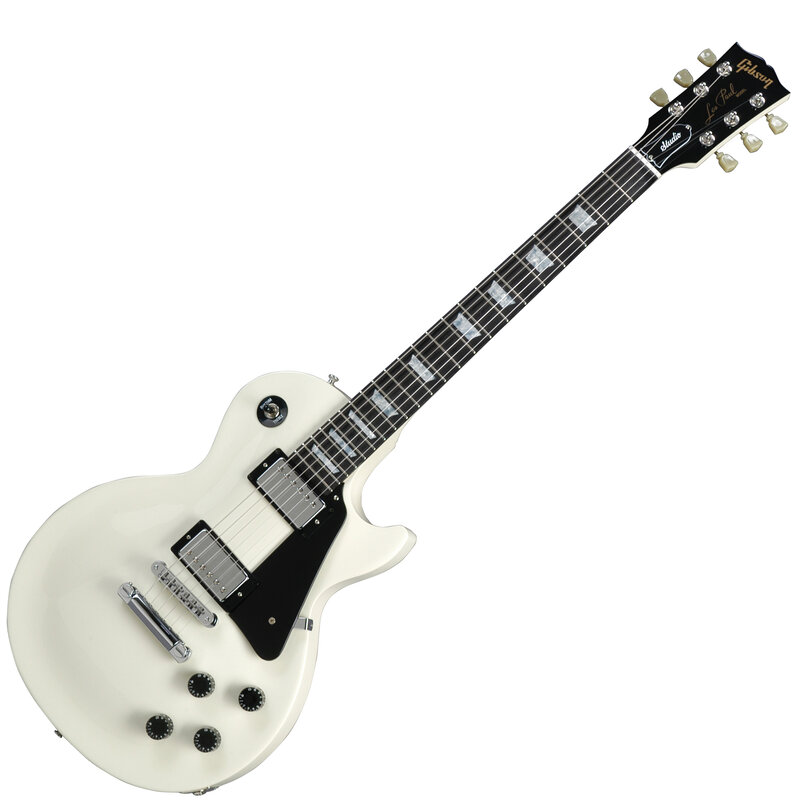 white electric guitar
