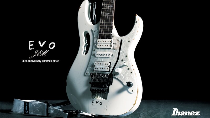 White Electric Guitar — Black, Dramatic, Photograph, Guitar Strap