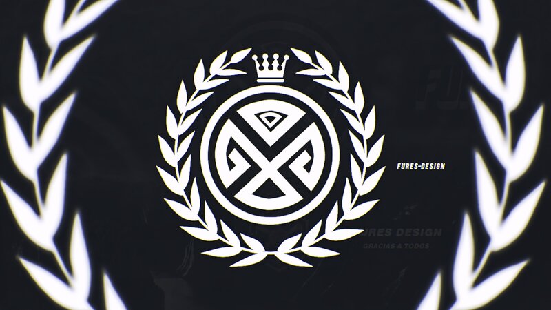 White Emblem on Black — Formal