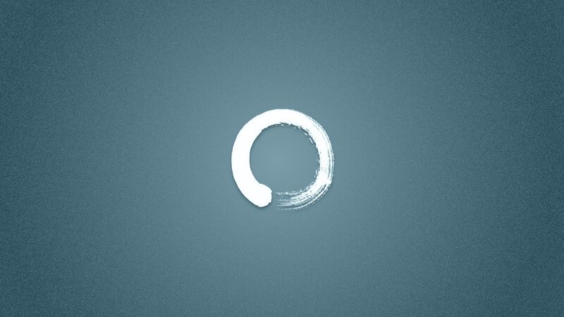 White Enso Circle