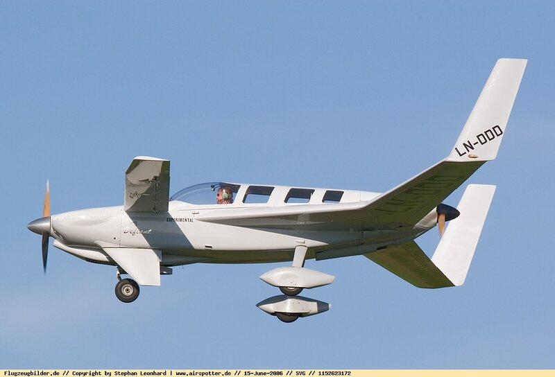White Experimental Airplane