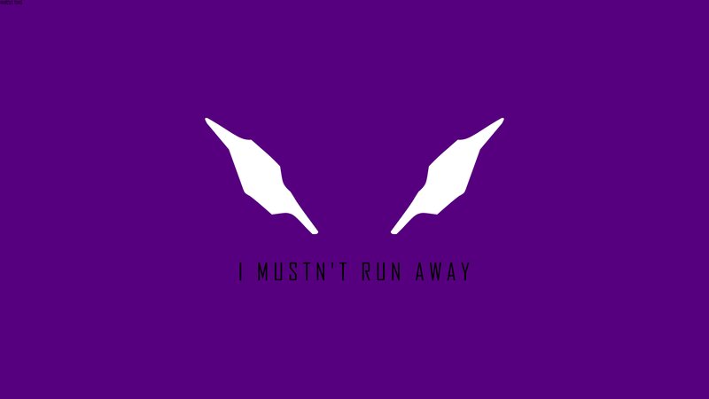 White Eyes on Purple