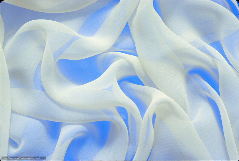 White Fabric Folds — Serene, Photograph