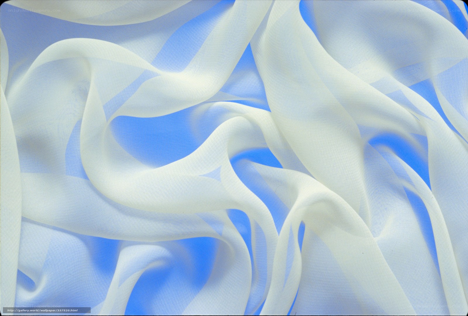 white fabric with blue light