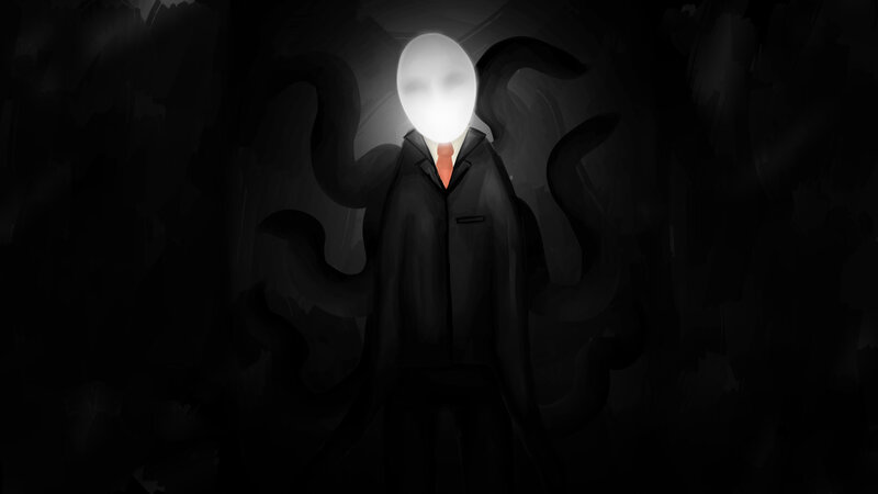 White-faced Figure in Suit