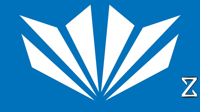 White Fan Shape
