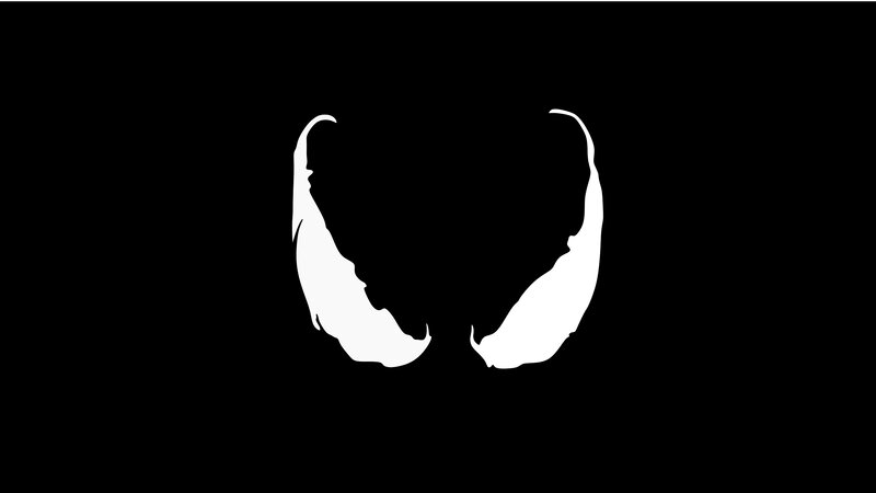 White Fangs on Black