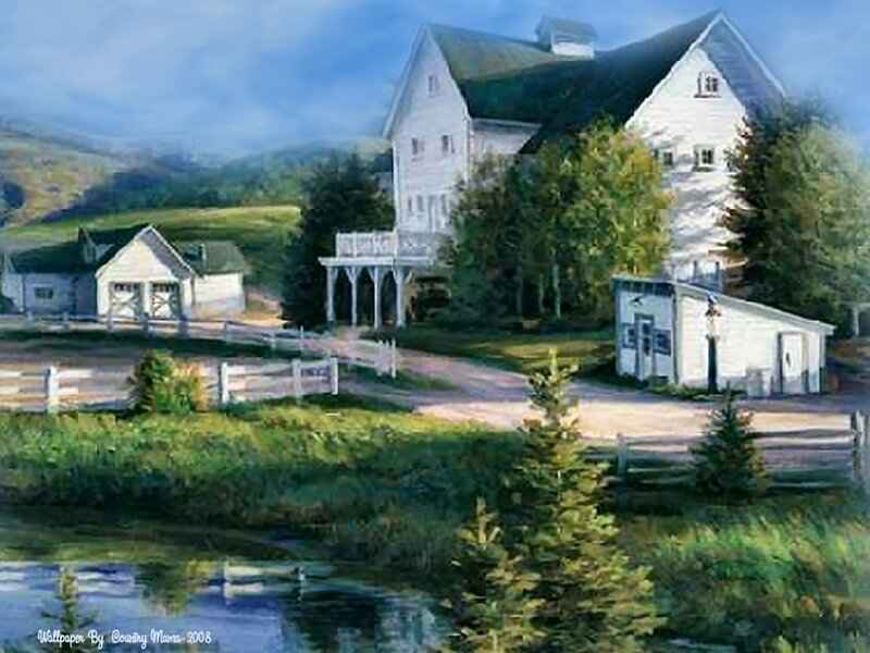 White Farmhouse Complex