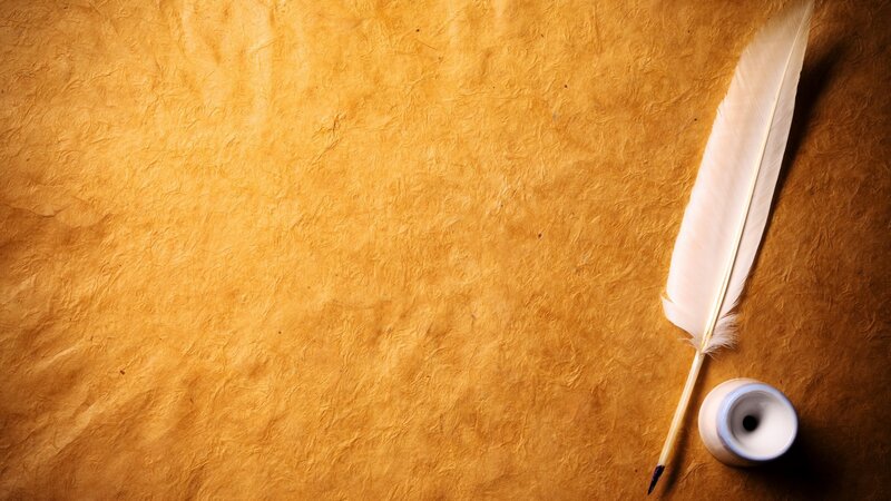 White Feather Quill — Brown, Calm