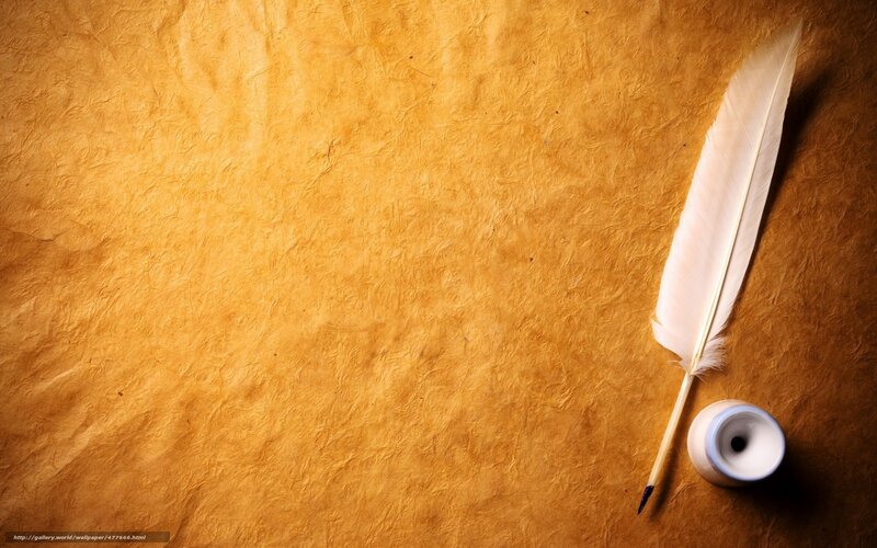 White Feather Quill — Brown