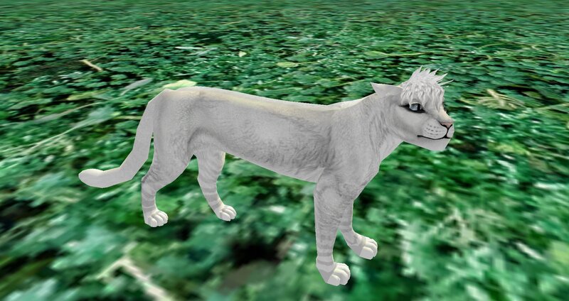 White Feline Creature
