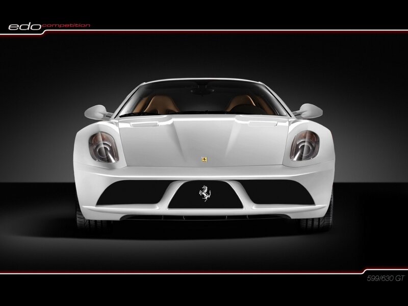 White Ferrari 599 GT