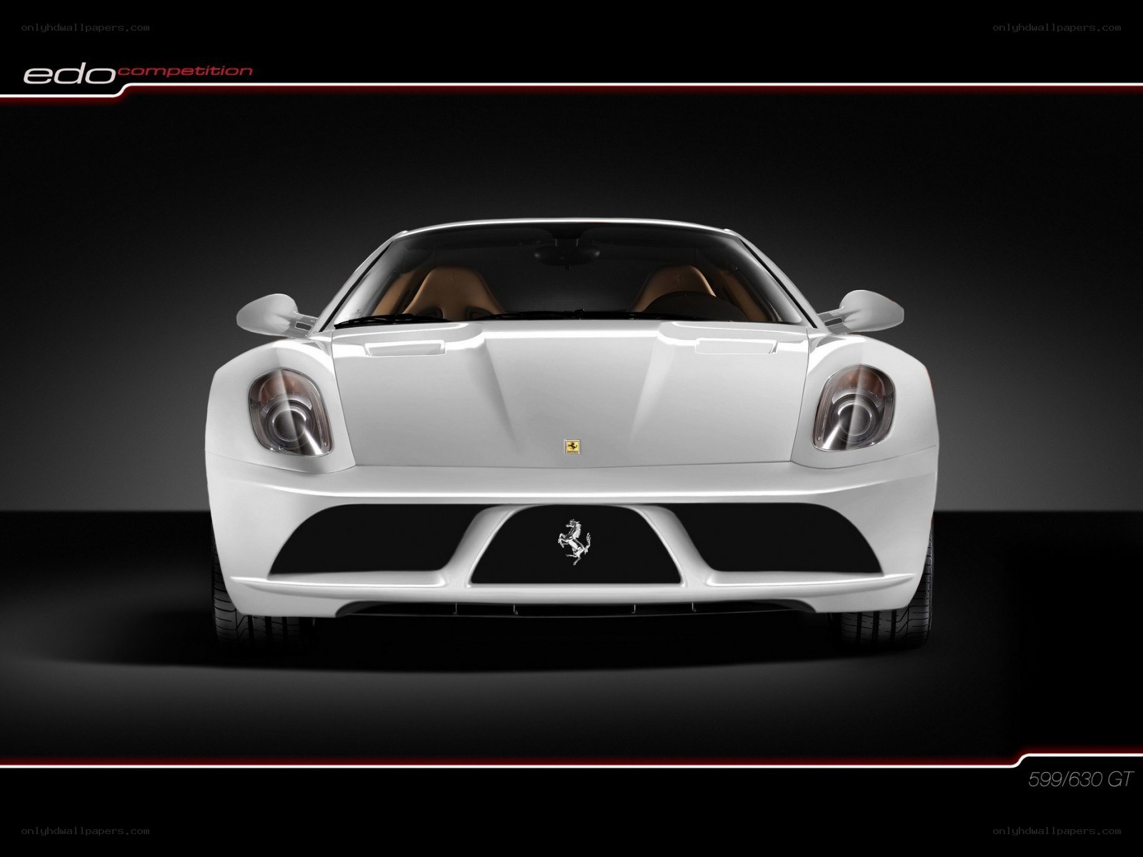 White Ferrari 599 GT