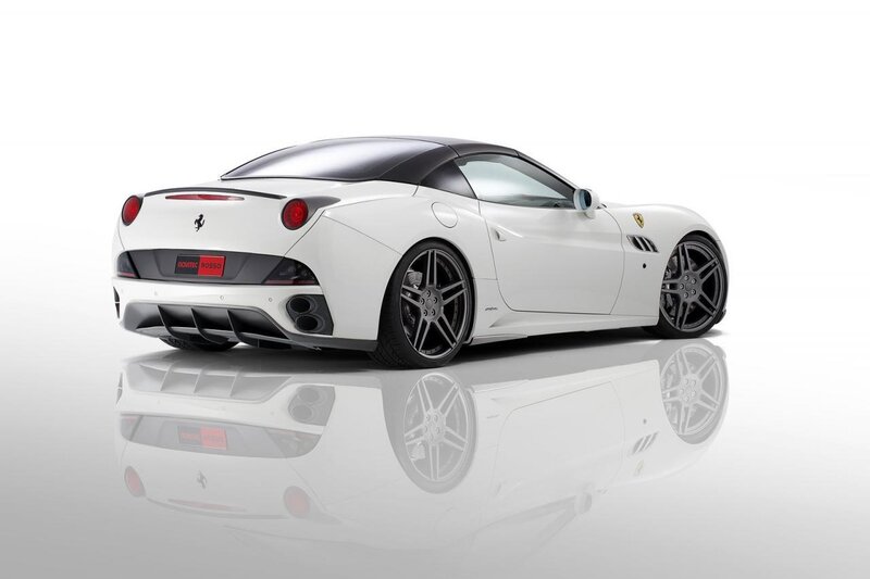 White Ferrari Convertible — Neutral