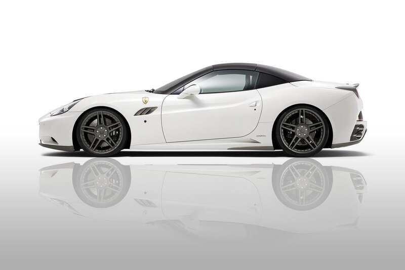 White Ferrari Convertible