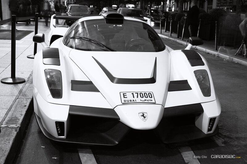 White Ferrari Enzo