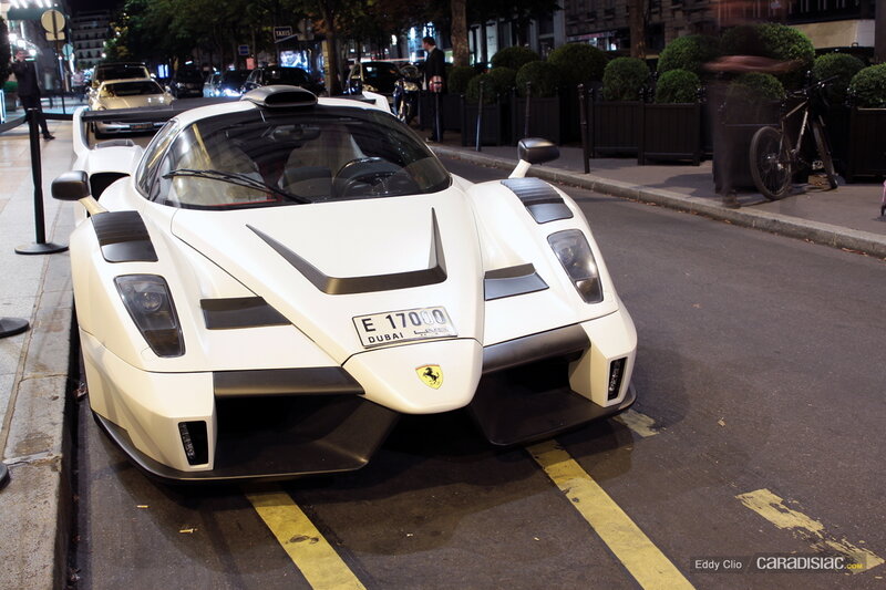 White Ferrari Enzo — Urban