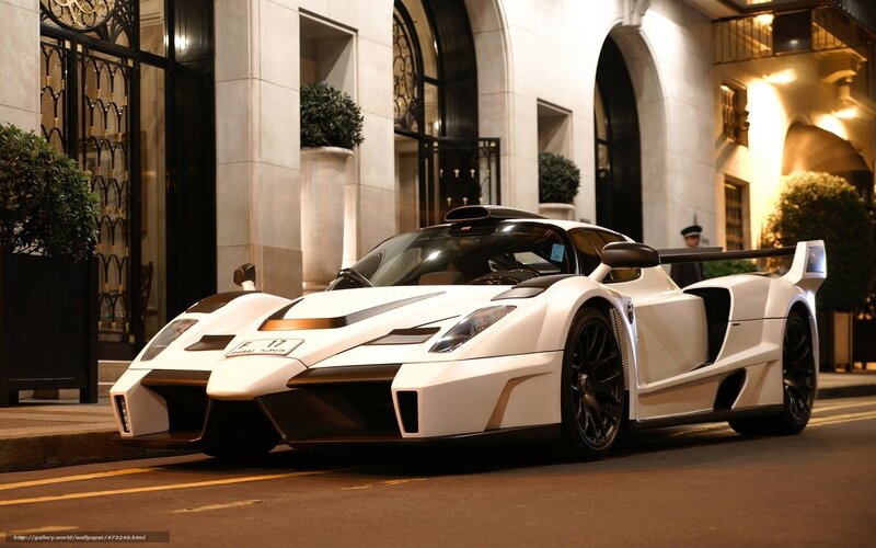 White Ferrari F12 in London