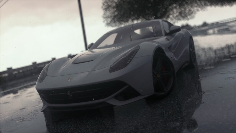 White Ferrari F12berlinetta