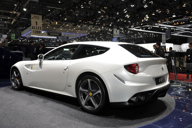 White Ferrari Ff