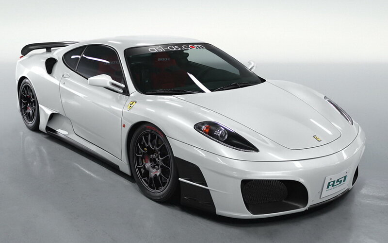 White Ferrari Race Car — Neutral