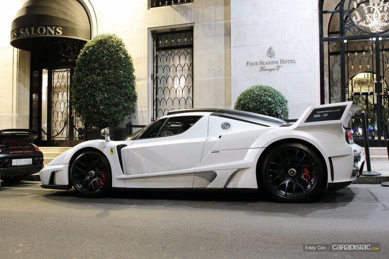 White Ferrari Supercar — Calm