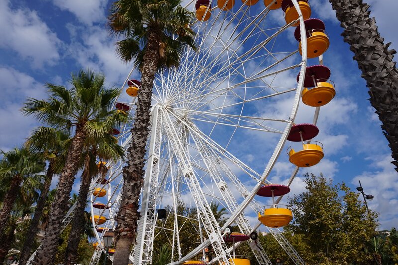 White Ferris Wheel