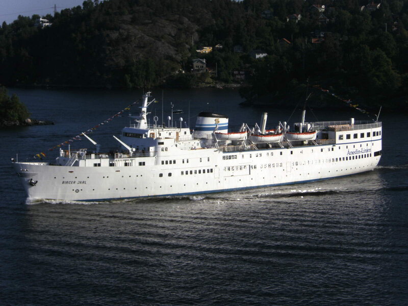 White Ferry Ship — Serene, Afternoon