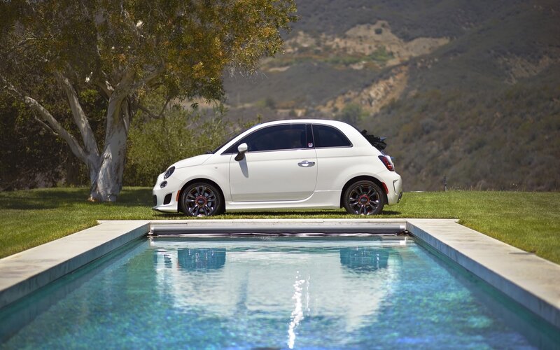 White Fiat Car — Serene