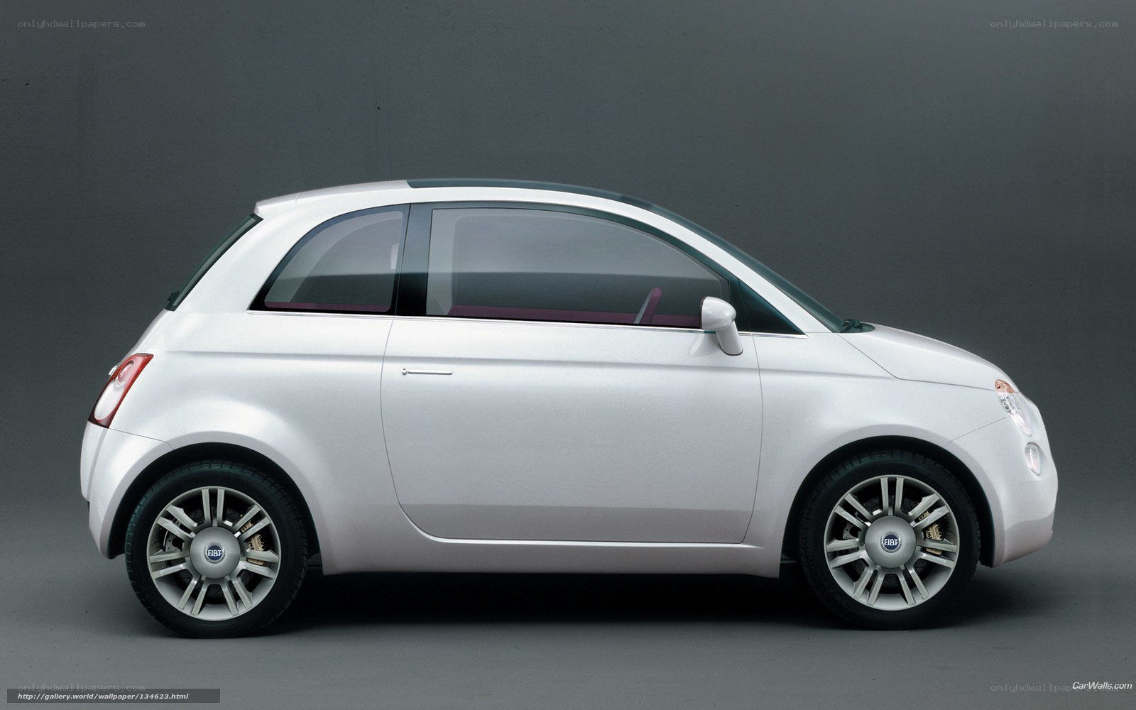 White Fiat concept car