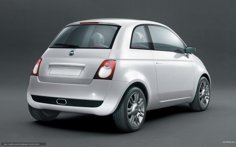 White Fiat concept car